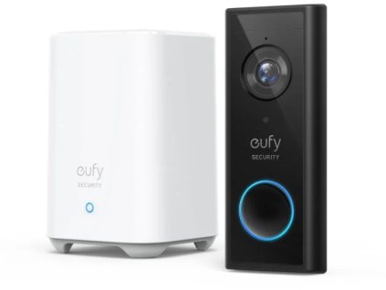 Eufy Video Doorbell 2K black (Battery-Powered) + Home base 2 E82101W4