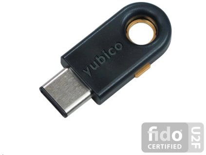 YubiKey 5C - USB-C, kľúč/token s viacfaktorovou autentizáciou, podpora Smart Card (2FA)