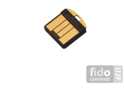 YubiKey 5 Nano - USB-A, kľúč/token s viacfaktorovou autentizáciou, podpora Smart Card (2FA)