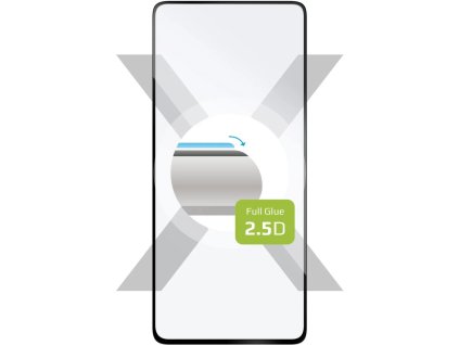 FIXED Ochranné tvrdené sklo Full-Cover pre Xiaomi Redmi Note 9 Pro/9 Pro Max/Note 9S, lepenie cez celý displej, čierne FIXGFA-531