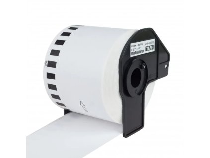 PRINTLINE kompatibilný páska s Brother HSe-241, 18mm, čierna tlač/ biely podklad, bužírka PLTB156