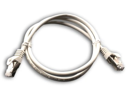 DATACOM Patch kábel S/FTP CAT6A 1m sivý