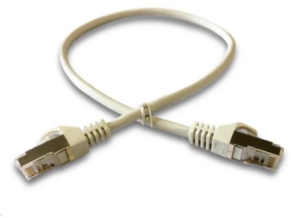 DATACOM Patch kábel S/FTP CAT6A 2m sivý