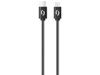 datovy kabel aligator power 3a usb c micro usb 1m cerny ien382352