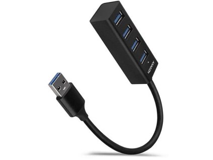 AXAGON HUE-M1A, 4x USB 3.2 Gen 1 MINI húb, kovový