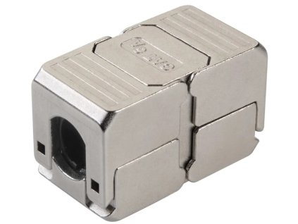 SOLARIX Samorezná spojka CAT6A STP SXSPJ-6A-STP-BK-SA