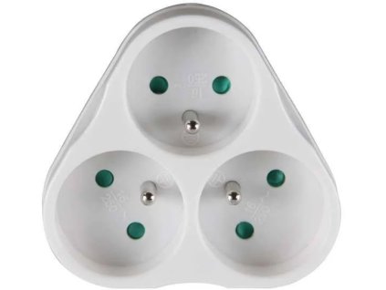 Rozbočovač Konnoc DX-R3T (3x kruhová zásuvka)