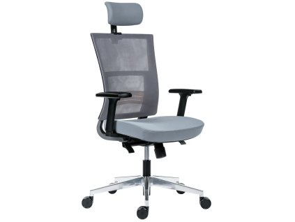 Kancelárska stoličky Antares Next PDH sivá NEXT ALU PDH ŠEDÁ