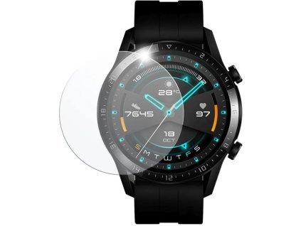 Ochranné tvrdené sklo FIXED pre smartwatch Huawei Watch GT 2 (46 mm), 2 ks v balení, čire FIXGW-711