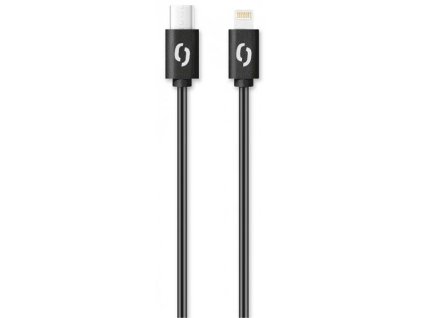 Dátový kábel ALIGATOR POWER 3A, USB-C/Lightning, 1m čierny DATKP33