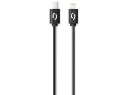 datovy kabel aligator power 3a usb c lightning 1m cerny ien382357