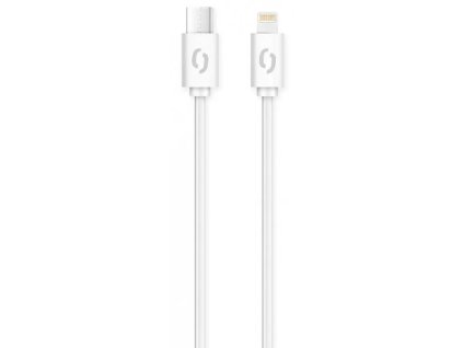 Dátový kábel ALIGATOR POWER 3A, USB-C/Lightning, 1m biely DATKP34