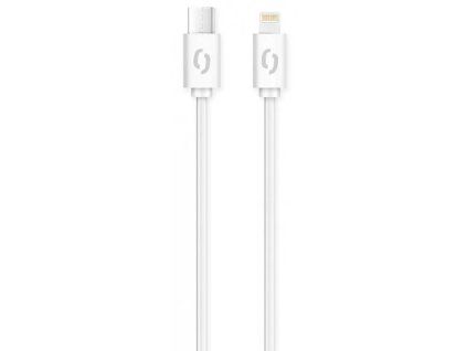 datovy kabel aligator power 3a usb c lightning 1m bily ien382358