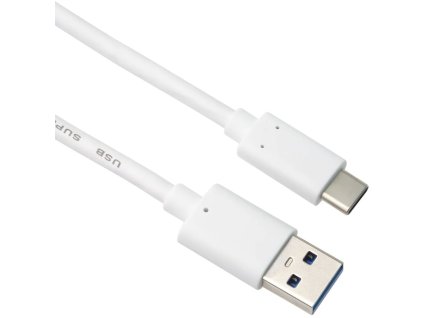 USB-C na USB 3.0 A (USB 3.2 generácie 2, 3A, 10Gbit/s) 1m biely