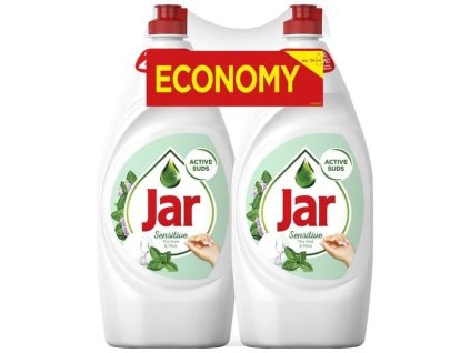 Jar na umývanie riadu Sensitive Tea Tree & Mint, 2x 900 ml