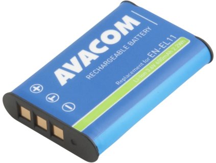 Nikon EN-EL11, Olympus Li-60B, Pentax D-LI78, SONY NP-BY1 Li-Ion 3.6V 600mAh 2.2Wh DINI-EL11-B600