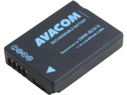 Panasonic DMW-BCG10 Li-ion 3.6V 890mAh 2.9Wh DIPA-CG10-B890