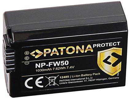 Patón PT12485 - Sony NP-FW50 1030mAh Li-Ion Protect
