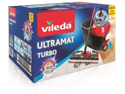 Vileda 163425 Čistiaca súprava Ultramat TURBO Box + Actifibre Soft