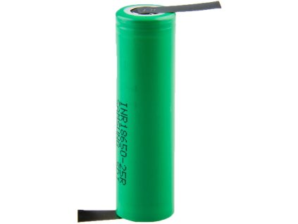 Nabíjacia priemyselná batéria 18650 Samsung 2500mAh 3,7V Li-Ion s vývodmi do Z INR18650-25R-Z