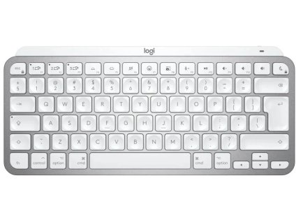 Bezdrôtová podsvietená klávesnica Logitech MX Keys Mini for Mac - bledosivá (americká verzia)