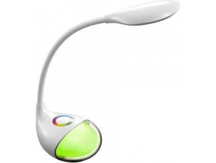 Platinet PDLQ10 LED stolný lampa 6W s nočným svetlom, biela 5907595435987