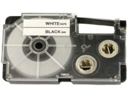 Allprint pre Casio XR-18WE1, 18 mm x 8 m, čierna tlač / biele pozadie