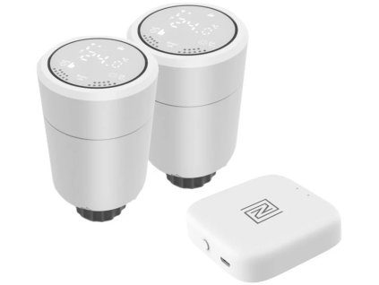 Immax 2x NEO Smart Termostatická hlavica Zigbee + Smart NEO BRIDGE PRO v2 07732B