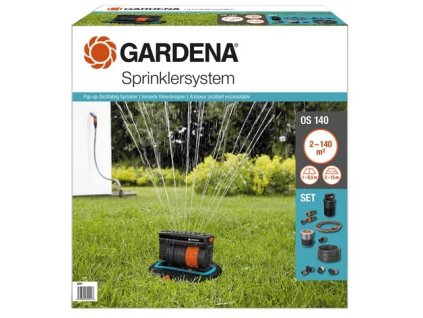 Gardena 8221-20 Výsuvný štvorplošný zavlažovač OS 140 - sada