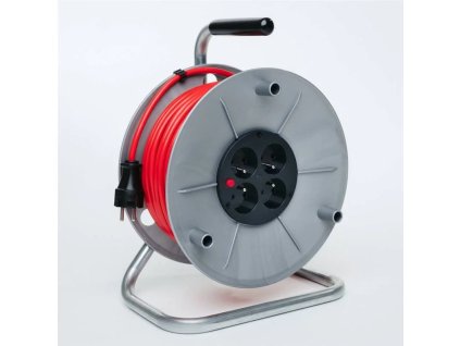 MUNOS predlžovací kábel - bubon 50m plast BASIC 4xod 3x1,5 (121)