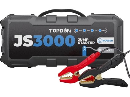 TOPDON Auto Jump Starter JumpSurge 3000, 24000 mAh