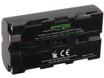 PATONA batéria pre Sony NP-F550 3000mAh Li-Ion 7,2V Premium