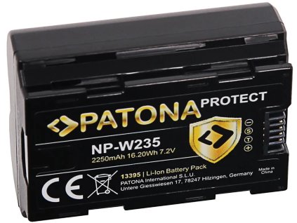 PATONA batéria pre Fuji NP-W235 2250mAh Li-Ion 7,2V Protect X-T4