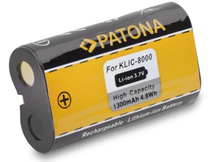 PATONA batéria pre Kodak KLIC-8000 1300mAh