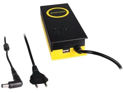 Napájací adaptér PATONA ntb/ 19,5V/4,7A 90W/ 7,4x5mm PIN konektor/ USB výstup