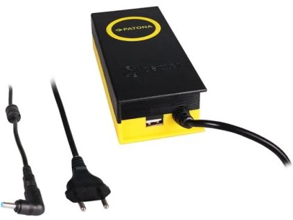Napájací adaptér PATONA pre ntb/ 19V/4,7A 90W/ konektor 4,5x3mm/ výstup USB
