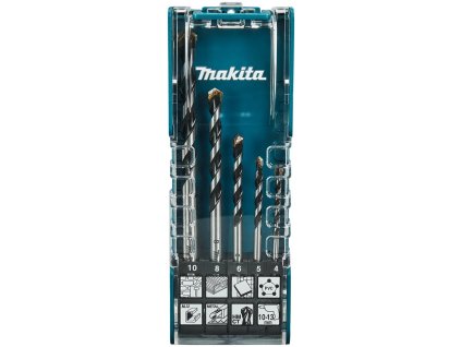 Makita E-14255 Sada vrtákov TCT s valcovou stopkou Multimateriál 5 ks