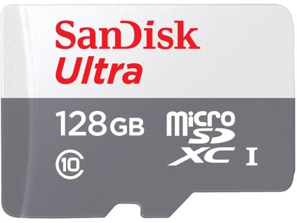 Adaptér SanDisk Ultra microSDXC 128GB 100MB/s UHS-I U1 Class 10