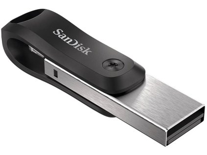 SanDisk iXpand Flash Drive Go 256 GB, USB-A Lightning