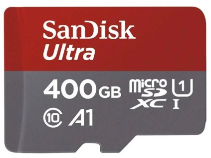 SanDisk Ultra microSDXC 400GB 150MB/s A1 Class10 UHS-I + adaptér