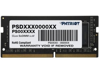 PATRIOT Signature 16GB DDR4 2666MHz / SO-DIMM / CL19 / 1,2V