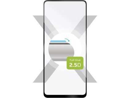 Ochranné tvrdené sklo FIXED Full-Cover pre Motorola Moto G Power (2021), celoplošne lepiace, čierne