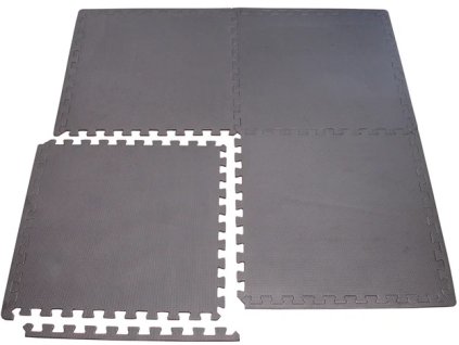 ACRA D83 Podložka do posilňovacích strojov 120x120x1 cm ČIERNA