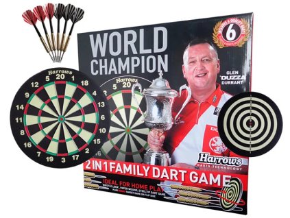 HARROWS T2 Family Dart Game - sada terča a 6 šípok