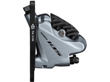 Brzdový strmeň SHIMANO 105 BR-R7070 predný polymérový chladič strieborný