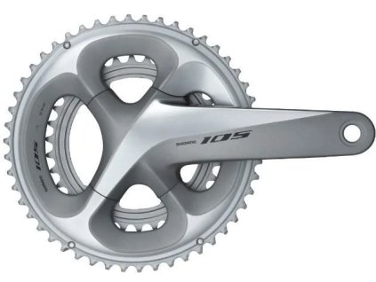 Kľuky SHIMANO 105 FC-R7000 2x11 - 175mm - 53/39z strieborné