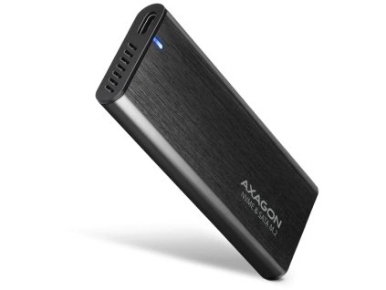 AXAGON EEM2-SB2, USB-C 3.2 Gen 2 - M.2 NVMe a SATA SSD RAW box, čierna