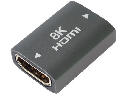 Adaptér PremiumCord 8K konektor HDMI A - HDMI A, žena/samec, kov