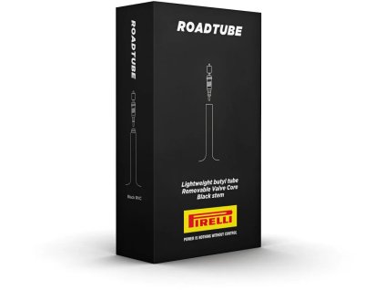 Trubka Pirelli ROADTUBE, 23/30-622, Presta RVC 60mm, čierna s čiernym ventilom