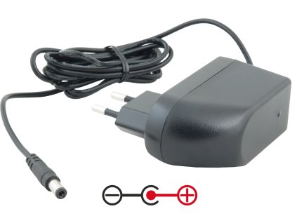 Napájací adaptér univerzálny 12V 2A 24W VI, konektor 5,5 mm x 2,5 mm polarita normálna
